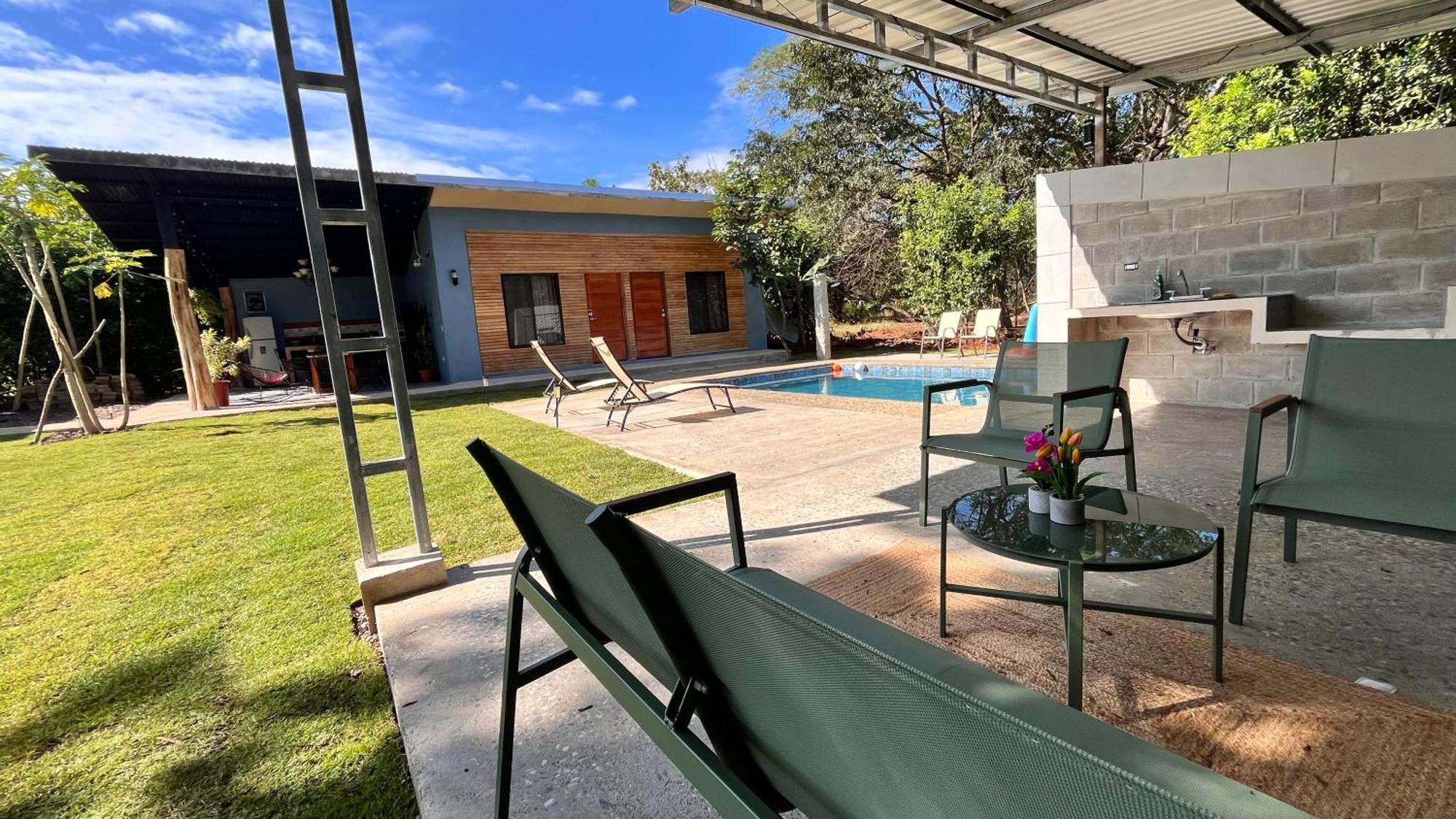 Apartamento El Guanacaste, Cerca Tamarindo Con Piscina 圣克鲁斯 外观 照片